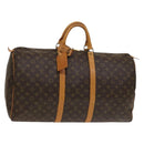 LOUIS VUITTON Monogram Keepall 55 Boston Bag M41424 LV Auth 132676-1