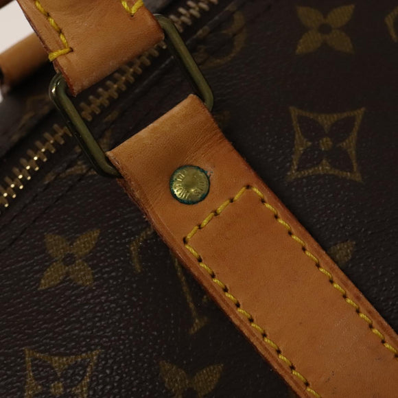 LOUIS VUITTON Monogram Keepall 55 Boston Bag M41424 LV Auth 132676