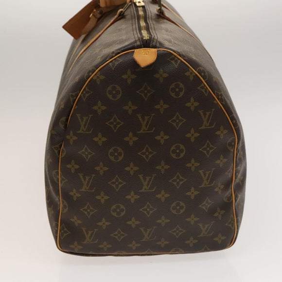 LOUIS VUITTON Monogram Keepall 55 Boston Bag M41424 LV Auth 132676