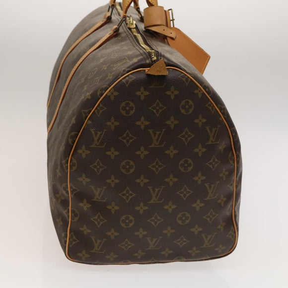 LOUIS VUITTON Monogram Keepall 55 Boston Bag M41424 LV Auth 132676