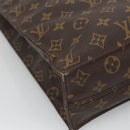 LOUIS VUITTON Monogram Sac Plat Hand Bag M51140 LV Auth 132679-16