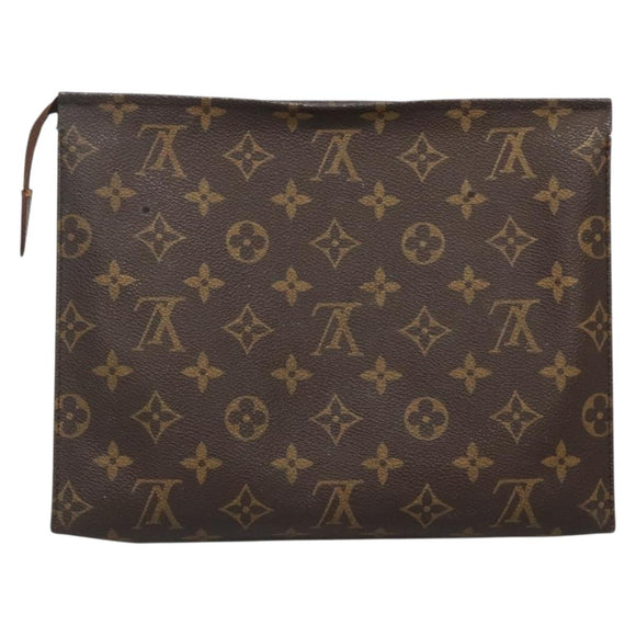 LOUIS VUITTON Monogram Posh Toilette 26 Pouch M47542 LV Auth 132682