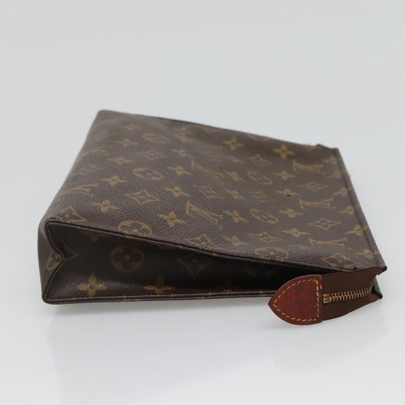 LOUIS VUITTON Monogram Posh Toilette 26 Pouch M47542 LV Auth 132682