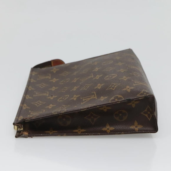LOUIS VUITTON Monogram Posh Toilette 26 Pouch M47542 LV Auth 132682