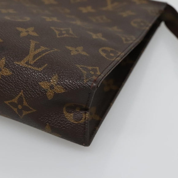 LOUIS VUITTON Monogram Posh Toilette 26 Pouch M47542 LV Auth 132682