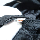 PRADA Hand Bag Nylon Black Gold Auth 132686V-23