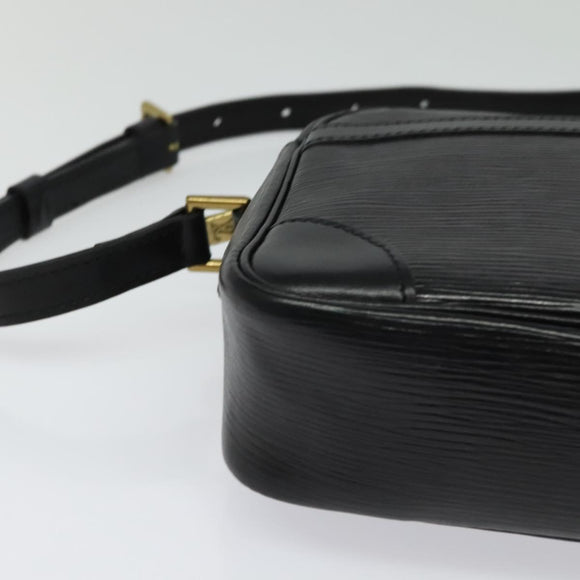 LOUIS VUITTON Epi Trocadero 23 Shoulder Bag Black M52302 LV Auth 132696