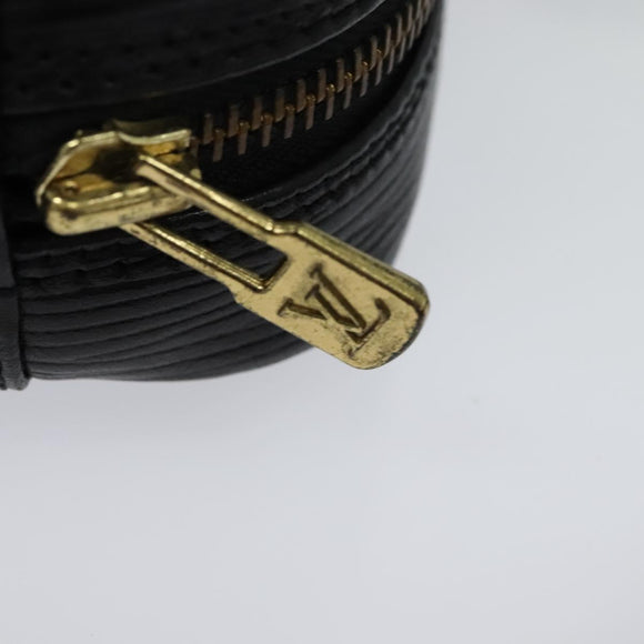 LOUIS VUITTON Epi Trocadero 23 Shoulder Bag Black M52302 LV Auth 132696