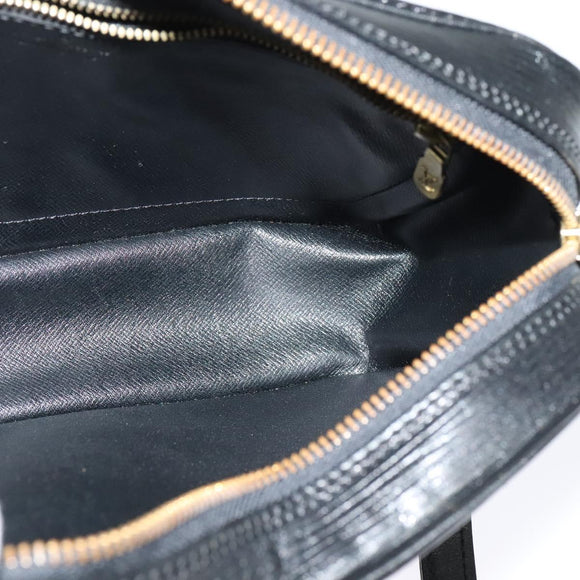 LOUIS VUITTON Epi Trocadero 23 Shoulder Bag Black M52302 LV Auth 132696