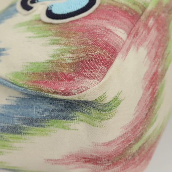 LOEWE Anagram Paula's Ibiza Tote Bag Canvas Multicolor Auth 132697