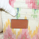 LOEWE Anagram Paula's Ibiza Tote Bag Canvas Multicolor Auth 132697-18