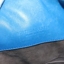 BOTTEGA VENETA INTRECCIATO Tote Bag Leather embossed Blue Auth 132702-14