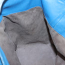 BOTTEGA VENETA INTRECCIATO Tote Bag Leather embossed Blue Auth 132702-17