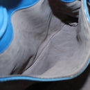 BOTTEGA VENETA INTRECCIATO Tote Bag Leather embossed Blue Auth 132702-18