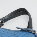 BOTTEGA VENETA INTRECCIATO Tote Bag Leather embossed Blue Auth 132702-8