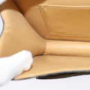 CELINE Macadam Canvas Shoulder Bag PVC Leather Brown Gold Auth 132703-19