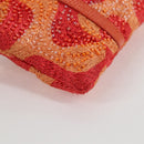 FENDI Hand Bag beads Red Auth 132731V-15