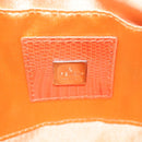 FENDI Hand Bag beads Red Auth 132731V-18