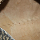 Christian Dior Trotter Canvas Hand Bag Navy Silver Auth 132732-10