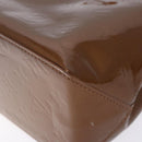 LOUIS VUITTON Monogram Vernis Reade PM Hand Bag Bronze M91146 LV Auth 132734-8