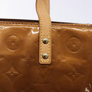 LOUIS VUITTON Monogram Vernis Reade PM Hand Bag Bronze M91146 LV Auth 132734-9