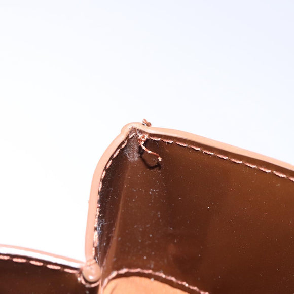 LOUIS VUITTON Monogram Vernis Reade PM Hand Bag Bronze M91146 LV Auth 132734