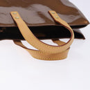 LOUIS VUITTON Monogram Vernis Reade PM Hand Bag Bronze M91146 LV Auth 132734-7