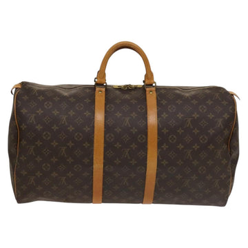LOUIS VUITTON Monogram Keepall 55 Boston Bag M41424 LV Auth 132738 - 0