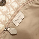 Christian Dior Trotter Canvas Romantic Chain Bag PVC Beige Silver Auth 132755-16