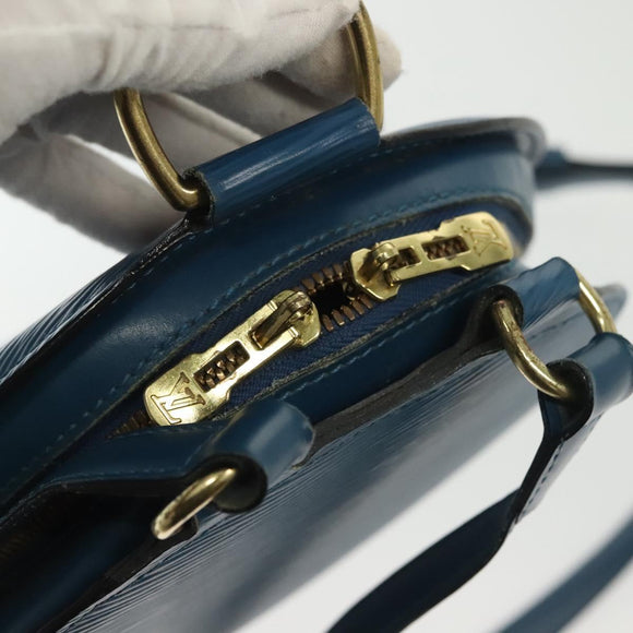 LOUIS VUITTON Epi Mabillon Backpack Blue M52235 LV Auth 132760