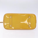LOUIS VUITTON Monogram Vernis Alma PM Hand Bag Citrin M90101 LV Auth 132762-9