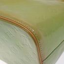 LOUIS VUITTON Monogram Vernis Houston Hand Bag Baby Blue M91005 LV Auth 132764-16