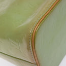 LOUIS VUITTON Monogram Vernis Houston Hand Bag Baby Blue M91005 LV Auth 132764-9