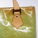 LOUIS VUITTON Monogram Vernis Houston Hand Bag Baby Blue M91005 LV Auth 132764-17