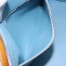 LOUIS VUITTON Monogram Vernis Houston Hand Bag Baby Blue M91005 LV Auth 132764-22