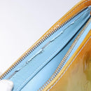 LOUIS VUITTON Monogram Vernis Houston Hand Bag Baby Blue M91005 LV Auth 132764-11