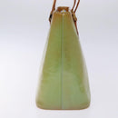 LOUIS VUITTON Monogram Vernis Houston Hand Bag Baby Blue M91005 LV Auth 132764-4