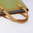 LOUIS VUITTON Monogram Vernis Houston Hand Bag Baby Blue M91005 LV Auth 132764-7