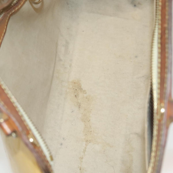 LOUIS VUITTON Monogram Vernis Blair MM Hand Bag 2way Citrin M90108 Auth 132765