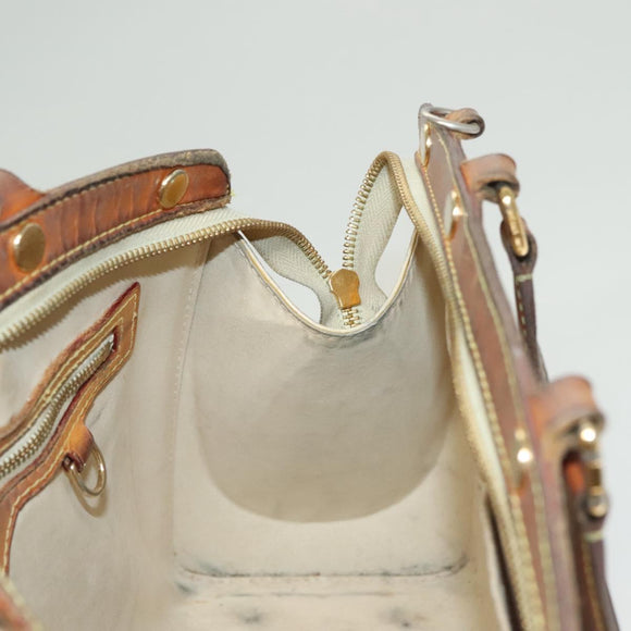 LOUIS VUITTON Monogram Vernis Blair MM Hand Bag 2way Citrin M90108 Auth 132765