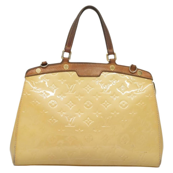 LOUIS VUITTON Monogram Vernis Blair MM Hand Bag 2way Citrin M90108 Auth 132765