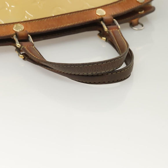 LOUIS VUITTON Monogram Vernis Blair MM Hand Bag 2way Citrin M90108 Auth 132765