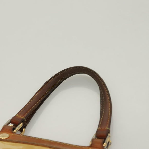 LOUIS VUITTON Monogram Vernis Blair MM Hand Bag 2way Citrin M90108 Auth 132765