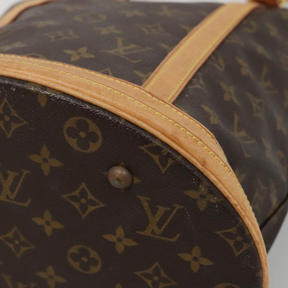 LOUIS VUITTON Monogram Bucket GM Shoulder Bag M42236 LV Auth 132767