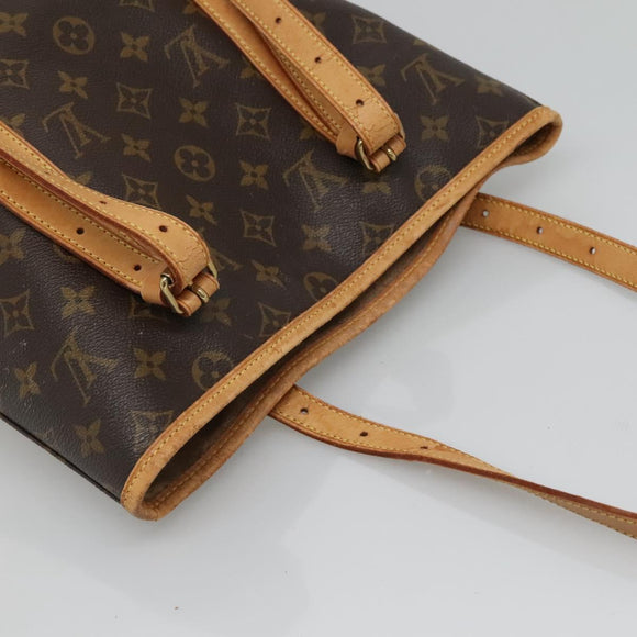 LOUIS VUITTON Monogram Bucket GM Shoulder Bag M42236 LV Auth 132767