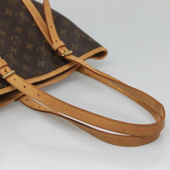 LOUIS VUITTON Monogram Bucket GM Shoulder Bag M42236 LV Auth 132767