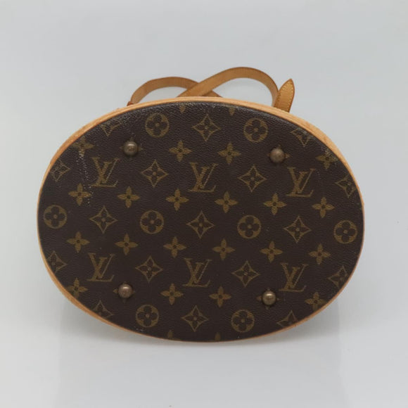 LOUIS VUITTON Monogram Bucket GM Shoulder Bag M42236 LV Auth 132767