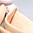 LOUIS VUITTON Multicolor Porte Monnaie Pla Purse White M92657 Auth 132771-12