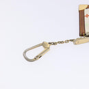 LOUIS VUITTON Multicolor Pochette Cles Coin Purse White M92655 LV Auth 132772-8