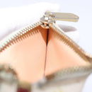 LOUIS VUITTON Multicolor Pochette Cles Coin Purse White M92655 LV Auth 132772-17